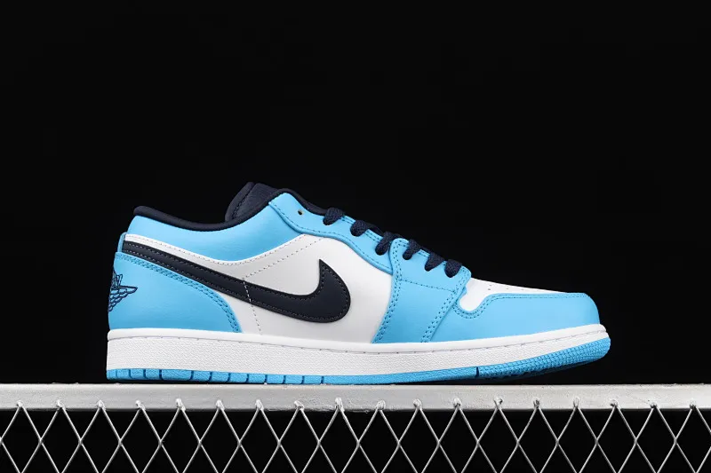 All categories Air Jordan Jordan series basketball shoes Air Jordan 1 Low G version pure original Air Jordan 1 Low AJ1 Joe 1 North Carolina blue low-top cultural and leisure sports sneakers 553558-144